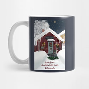 Joulukortti idyllisestä Skatasta Pietarsaaressa Mug